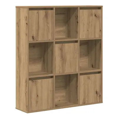 (artisan oak, 101.5 cm/ cm) vidaXL Bookcase Bookshelf Cabinet Storage Shelf Book Stand Engineere