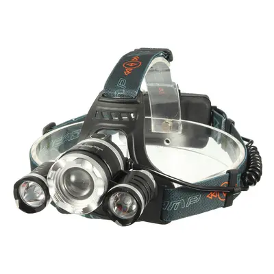 Super Bright LED Headlamp Zoomable Super Bright Flashlight Mode Rechargeable for Outdoor Hiking 