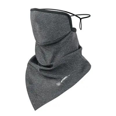 (Dark Grey) Face Scarf Universal Winter Warm Breathable Triangle Face Mask Windproof Bandana Out