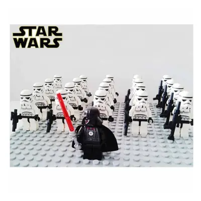 (21Pcs-C) 21Pcs Star Wars Clone Troopers Empire Storm Trooper Minifigures Kids Toys Fit Lego