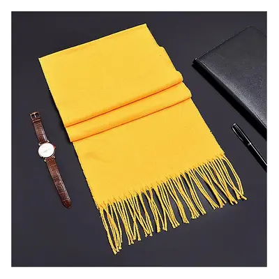 (Yellow) Cashmere Men's Winter Scarf