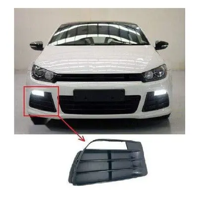 VW Scirocco R Front Bumper Fog Grille Black Driver Side