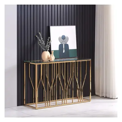 (Console Table) Ecasa Aria Coffee or Console Table Gold