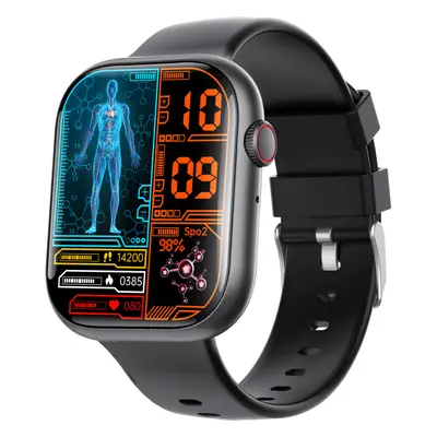 (Black) YEFWDS F58 Health Smart Watches, Blood Composition Analysis, Multi-sport Mode, Suitable 