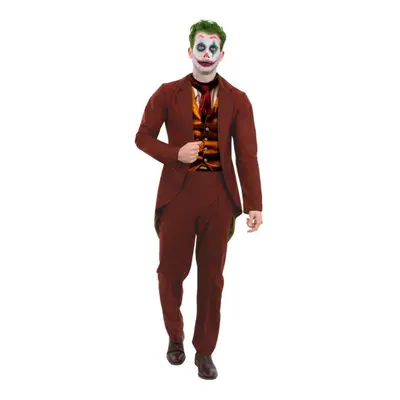 (L R, Red) Smiffys Mens Modern Trickster Costume Set