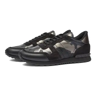 (E43 Metal Black, 11) Valentino Camo Rockrunner Trainers