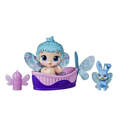 Baby Alive Glo Pixies Minis Doll Aqua Flutter Glow-in-The-Dark Doll for Kids Ages and Up 3.75-In