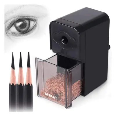 AFMAT Long Point Pencil Sharpener Self-Feed & Adjustable Pencil Nibs