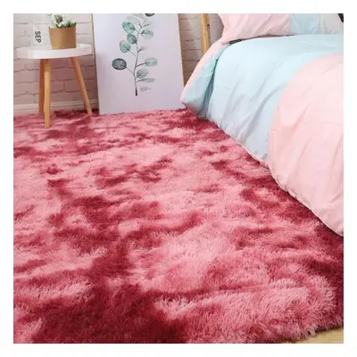 (carmine red, 160*200cm) Carpet Bedroom Bedside Carpet Plush Living Room Full Floor Mat Girl Ins