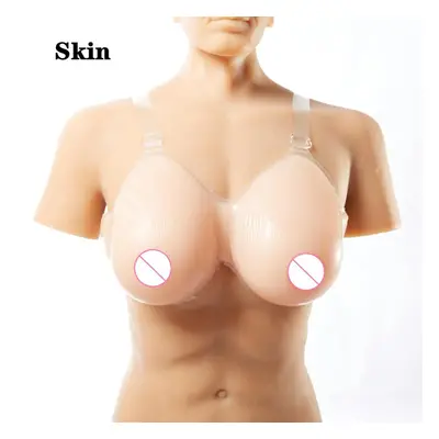 (as the picture, CUP-D-1000gXL) Realistic Silicone Breast Forms Prosth Crossdresser Fake Boobs T