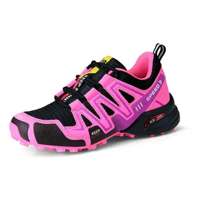 (pink, 42) Women Outdoor Hiking Shoes Women&apos;s Lightweight Wear-resistant Mountain Climbing 