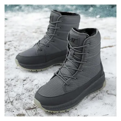 (grey, 37) Tuinanle Women Boots Winter Shoes Female Snow Boots Platform Keep Warm Ankle Boots Wi