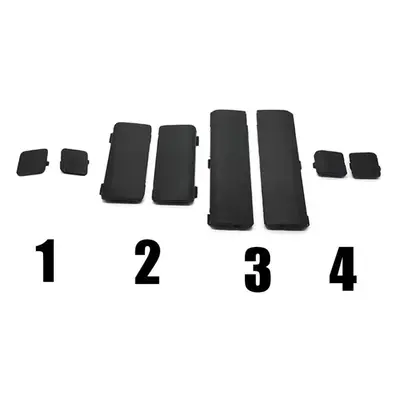 (Roof Rack 1234) Wooeight Black Car Roof Luggage Rack Cap Delete Remove Cover Fit For Honda Crv 