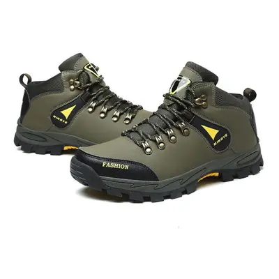 (army green, 47) Men&apos;s Outdoor Shoes Hiking Shoes Non-slip Wear-resistant Hiking Shoes