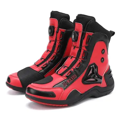 (red, 41) Motorcycle Boots Waterproof Protective Boots Motocross Active Axis Off-road Motorcycle