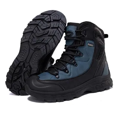 (blue, 43) Tuinanle Men&apos;s Hiking Shoes Platform Tactical Boots Male Outdoor Non Slip Desert