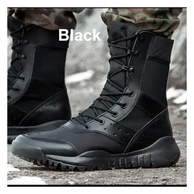 (black, 42) Ultra Light Special Forces Boots All Terrain Adaptation Ghost Combat Boots Tex Breat