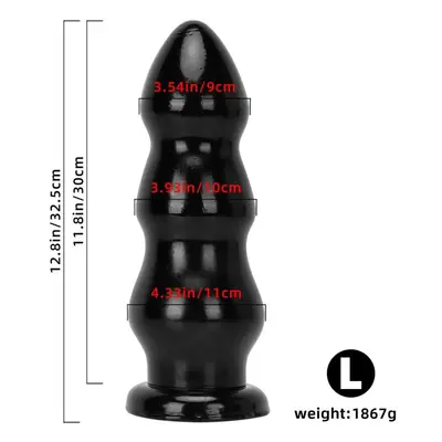 (black, L) Modi Large Anal Beads Sex Toys For Women Men Lesbian Huge Big Dildo Butt Plugs Male P