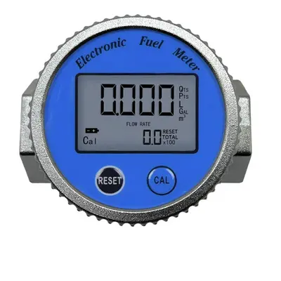 (as the picture, 1C) Waterproof Diesel Fuel Meter Digital Fuel Meter Water Flow Meter Mini Digit