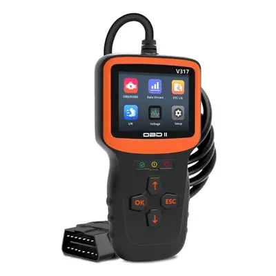 (as the picture, OBD II) Newest Obd2 Scanner Obd Code Reader & Scan Tools Car Engine Diagnostic 