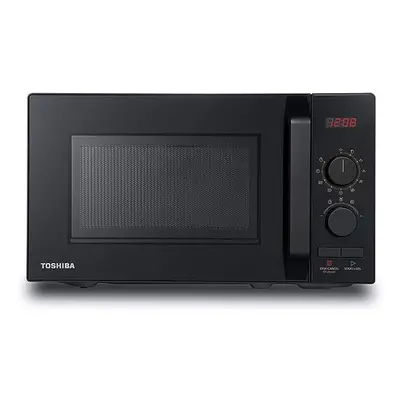 Toshiba 800w 20L Microwave Oven with Auto Menus, Power Levels, Mute Function, and LED Cavity Lig