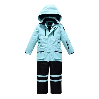 (blue, 110) New Style Boys&apos; And Girls&apos; Ski Suits Warm And Breathable One-piece Ski Sui