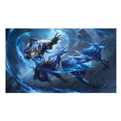 Fantasy North - Rimecage - Summon: Ice Hounds - TCG Playmat and Mouse Pad - x inches