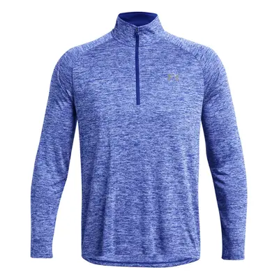 (M, Royal Blue) Under Armour Mens Tech Half Zip Top