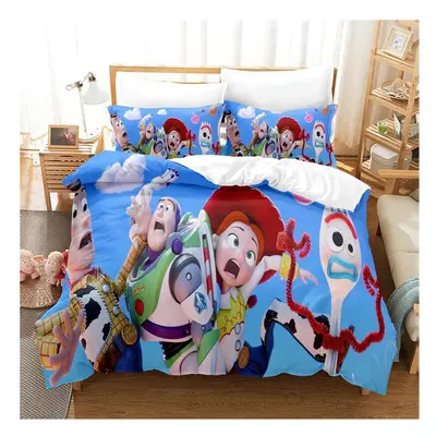 (Style 27, Single(135X200CM/2PCS)) Toy Story Bedding Single Double King Duvet Cover