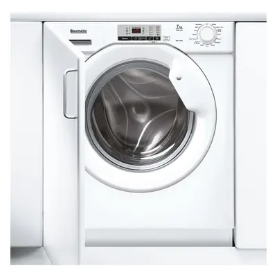 Baumatic BWI147D4E Integrated 7Kg Washing Machine with rpm - White