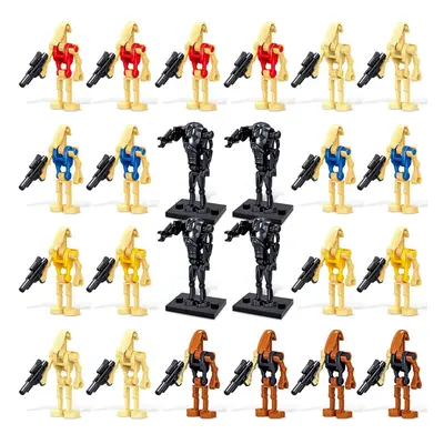 (24 Pcs Set) Star Wars Minifigures Battle Droid Building Blocks