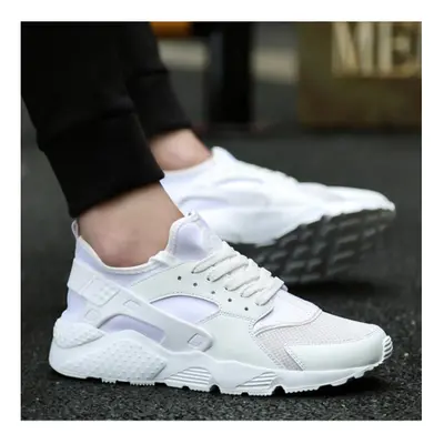 (White, EU46=US10.5=UK9.5) Casual Men Comfortable City Running Trainers Sneakers Triple Shoes