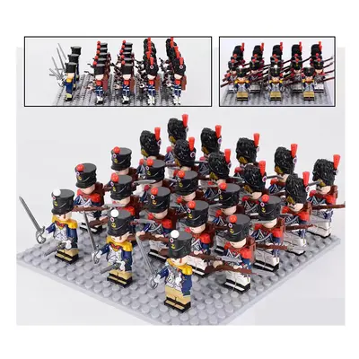 (Infantry Regiment-5) Napoleonic War RUSSlAN Armoured Military Infantry Soldier Building Block M