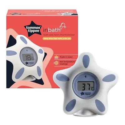 InBath Digital Thermometer for Baby Bath and Room, Waterproof and Floats in Water, Easy to Read 