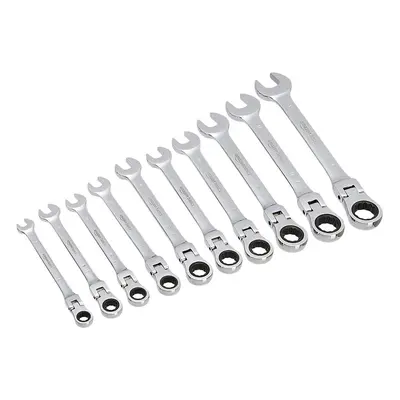 Amazon Basics Flexible Gear Ratcheting Wrench Set Pieces