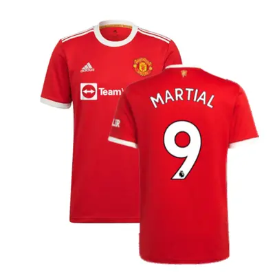 (4XL) Man Utd Home Shirt (MARTIAL 9)