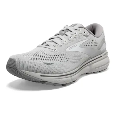 Brooks Women's Ghost Neutral Running Shoe - Oyster/Alloy/White - 9.5 Medium