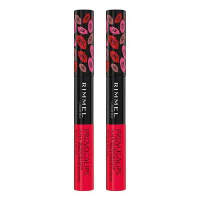 Rimmel Provocalips Lip Colour Kiss Me You Fool 0.14 Fluid Ounce (Pack of 2)