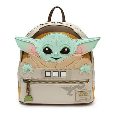 (Backpack) Leather Backpack Star Wars Yoda Baby Womens Wallets Girls Backpack