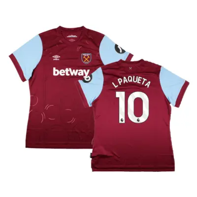 (L) West Ham United Home Shirt (Womens) (L PAQUETA 10)