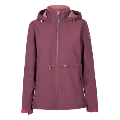 (10, Damson Tone) Trespass Womens Softshell Jacket with Hood Aileen