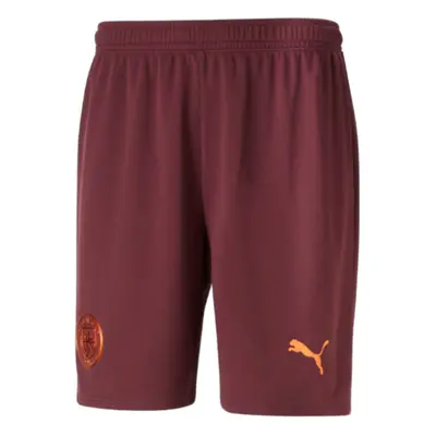 (S) Man City Away Shorts (Aubergine)