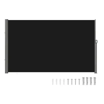 Vevor ZYPF180X300CMBK01V0 x in. Retractable Side Awning, Black