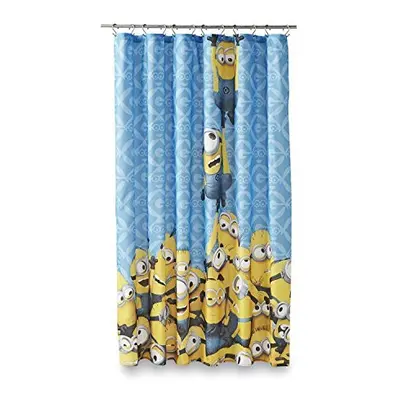 Universal Studios Minion Mayhem Microfiber Shower Curtain, Inch by Inch (183cm X 183cm)