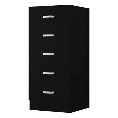 FWStyle Tunis Drawer Chest of Drawers Matt Black