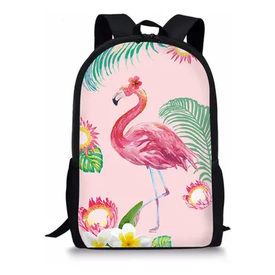 (pink greenish) Backpack Student Travel School College Shoulder Bag Handbag Camping Rucksack