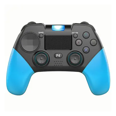 (Blue) Gamepad Vibration Portable for Android Windows Steam Wireless Asymmetric Somatosensory Vi