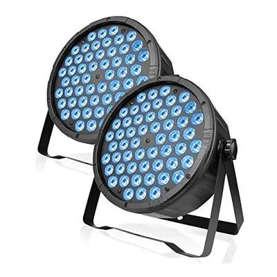 BETOPPER Stage Lights Strobe Lights LED Par Lights * 1.5w RGB in DMX512 Lightweight Disco Light 