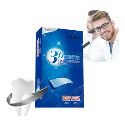 3D White Teeth Whitening Strip Dental Whitening Kit 100% Genuine Branded for Express Fast Result