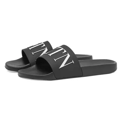 (0NI Black, 8) Valentino Logo Sliders